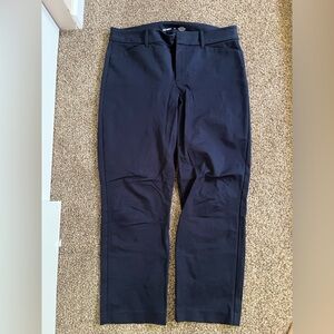 Old Navy Pixie Straight Dress Pants - navy blue